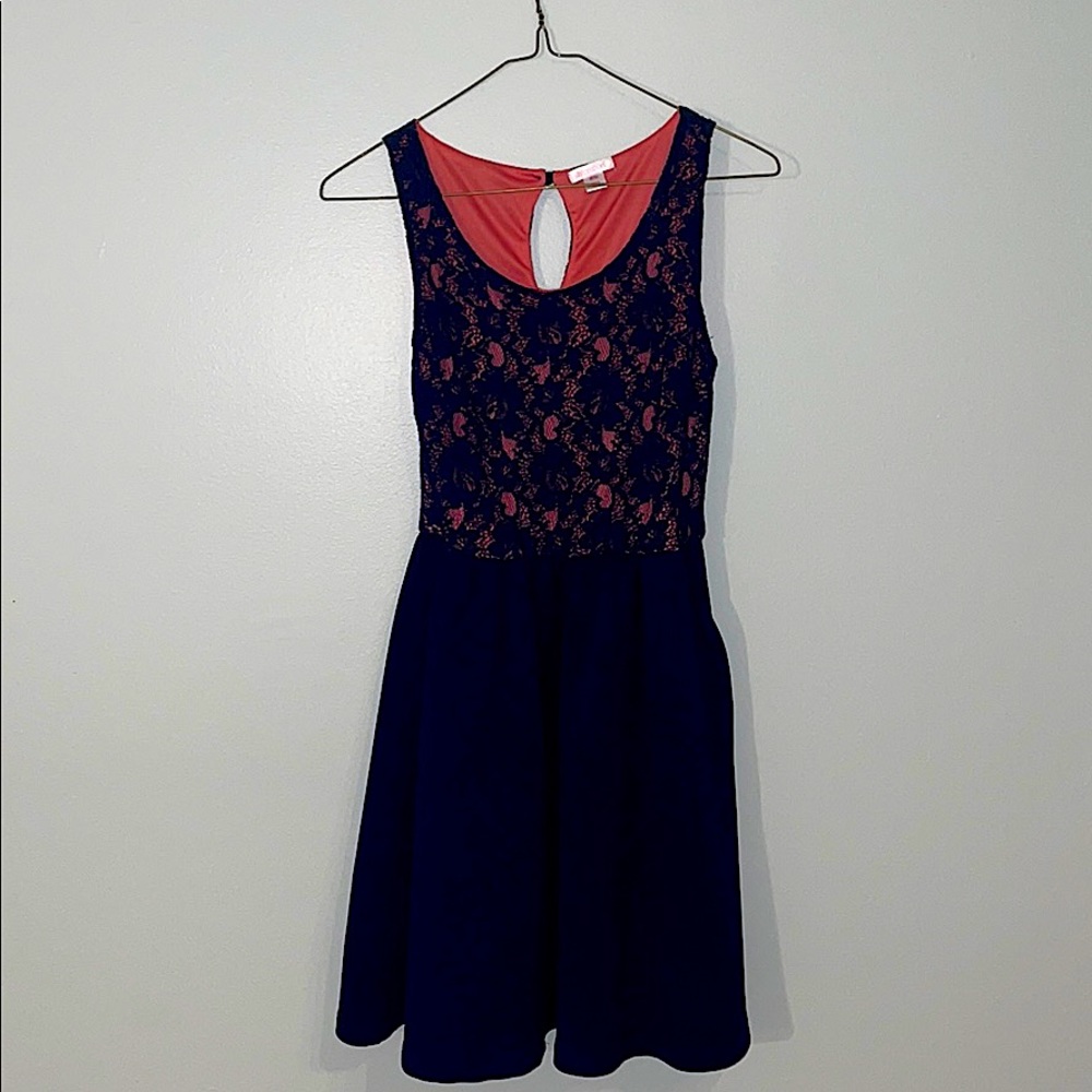 Blue dress